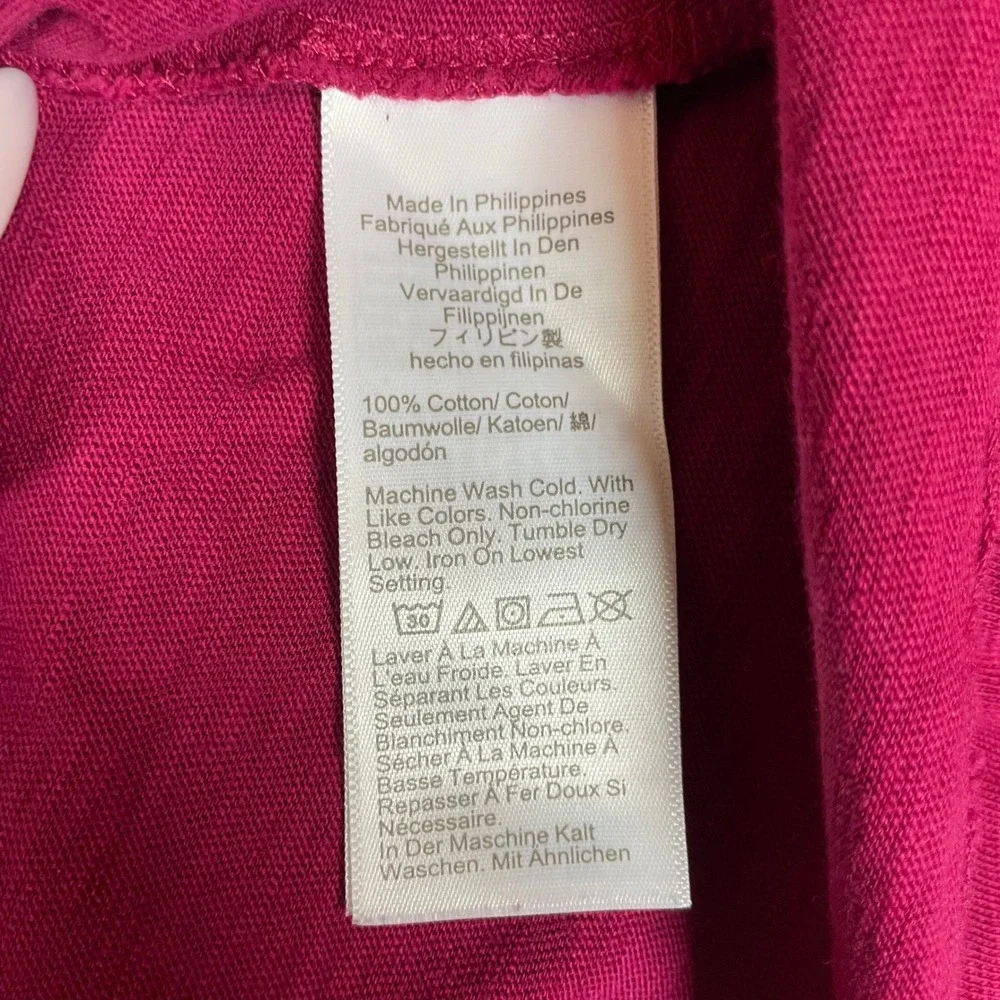 j crew girlfriend tee‎ long sleeve 100% cotton S capsule layering granola preppy